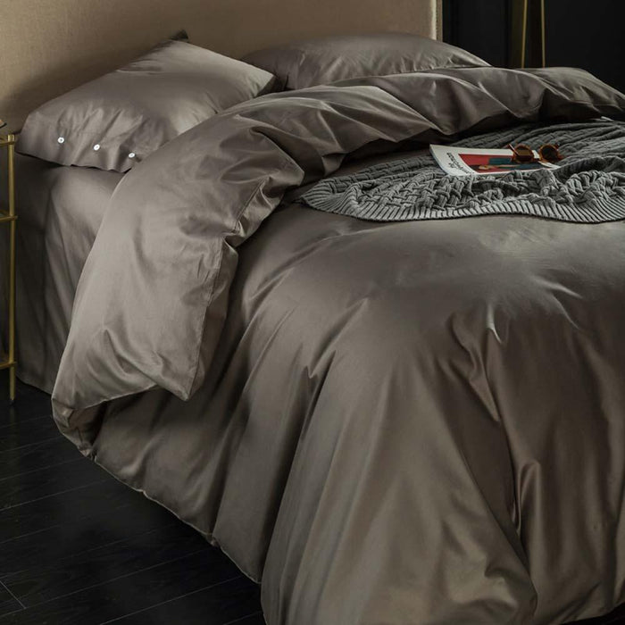 Bronze Egyptian Cotton Lux Bed Set