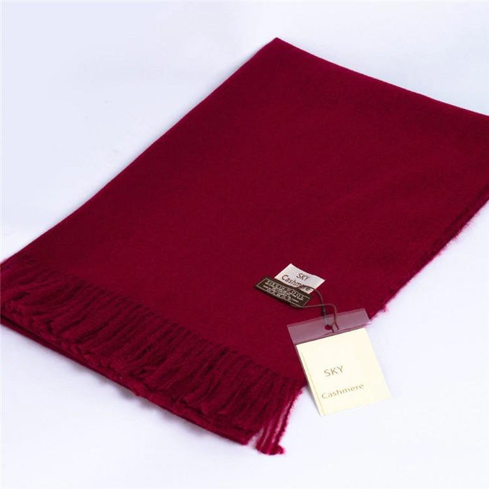 Maroon Cashmere Scarf