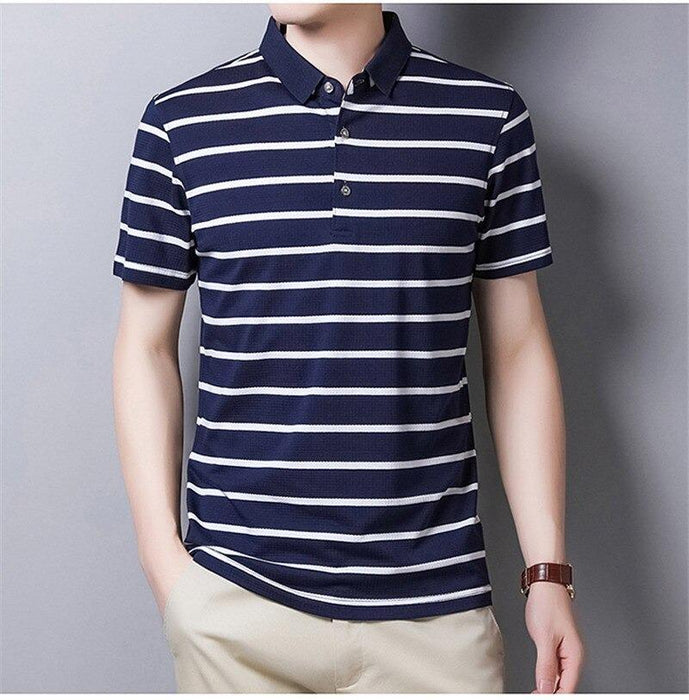 Moore Navy Men's Performance Polo